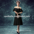 Chic Black Fashion Dress Sexy Black Vestidos de noite para mulheres Elegant Party Cocktail Black Dress